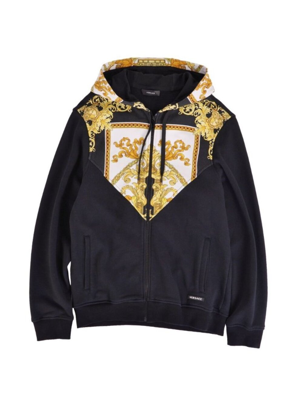 Versace Hoodie Baroque Pattern Sweatshirt